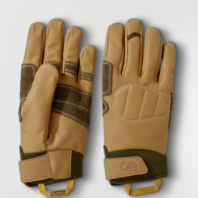 Outdoor Research Granite Gloves - Natural (Light Brown/Dark Brown)
