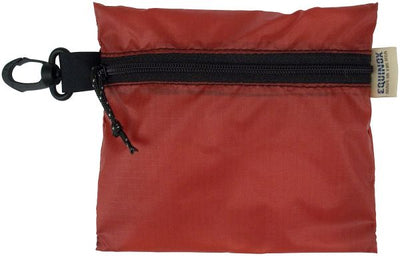 An Ultralight Marsupial Pouch that is red