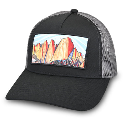 Mt. Whitney Trucker Hat Black / Charcoal
