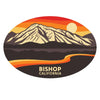 Bishop California Sunset Sticker with Mt. Tom