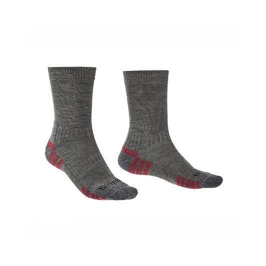 Bridgedale Men's Lightweight Merino Performance Boot Socks - Grey Heather