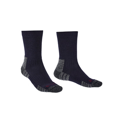 Bridgedale Men's Lightweight Merino Performance Boot Socks - Navy/Grey