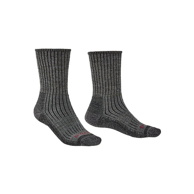 Bridgedale Men's Midweight Merino Comfort Boot Socks - Charcoal