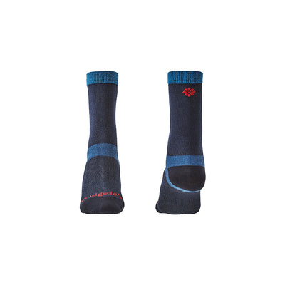 Bridgedale Women's Base Layer Coolmax Liner Socks, L / Navy