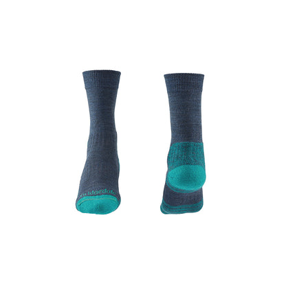 Bridgedale Women's Lightweight Merino Performance Boot Socks - Denim