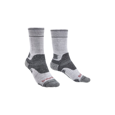 Bridgedale Women's Midweight Merino Performance Boot Socks - Silver/Grey