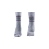 Bridgedale Women's Ultralight Merino Performance Boot Socks - Light Grey/Purple