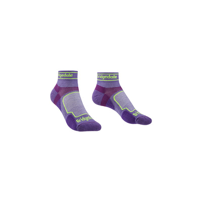 Bridgedale Women's Ultralight T2 Coolmax Sport Low Socks - Purple