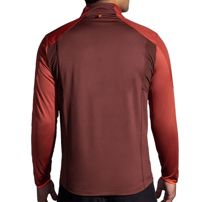Brooks Men's Fusion Hybrid Jacket - Copper/Run Raisin