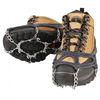Snowline Micro-spikes on a Brown Boot