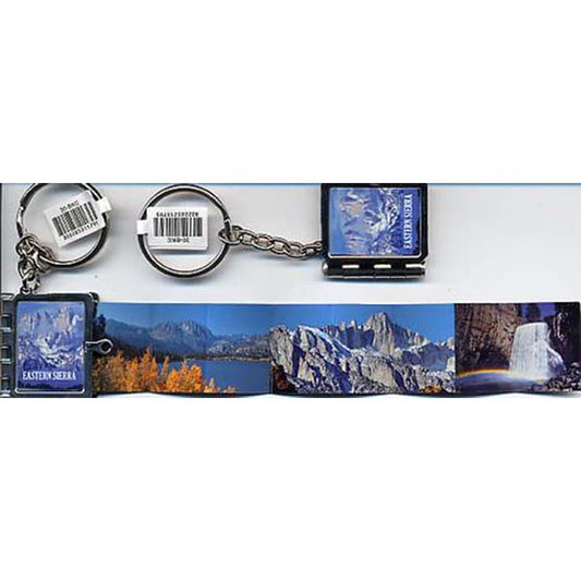 Eastern Sierra Booklet Keychain Containing images of various scenery's