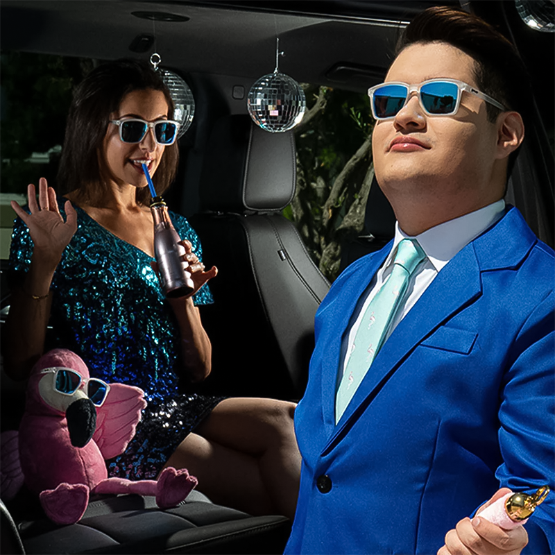 Goodr LFG Sunglasses - Middle Seat Advantage