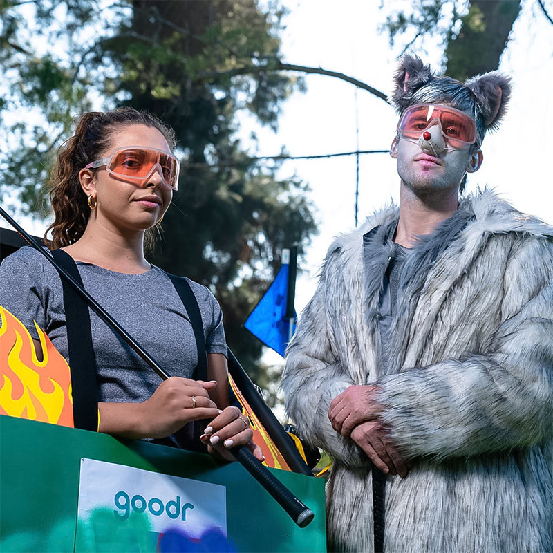 Goodr Wrap G Sunglasses Look mA No Hands