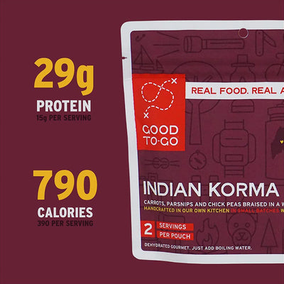 Good To-Go Backpacking Meals (Double) - Indian Korma