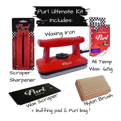 Purl Ultimate Speed Kit with Iron for Ski and Snowboard Tuning