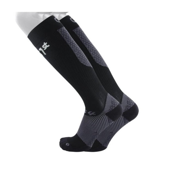 FS4+ Compression Bracing Socks Black and Grey