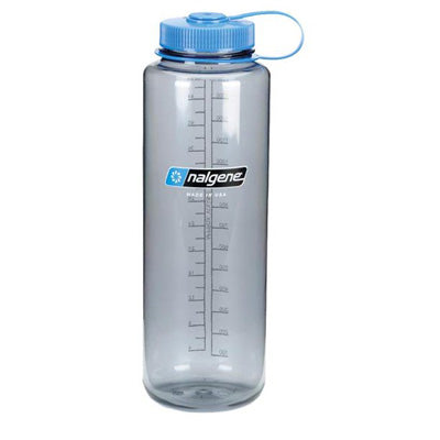 Nalgene Silo Tritan Wide Mouth Water Bottle 48 oz. Grey